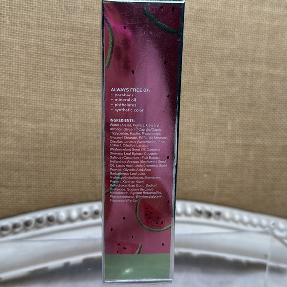 Purlisse Watermelon Energizing Exfoliant 2 Min. Polishing Peel 2.5oz New in Box - Picture 4 of 6